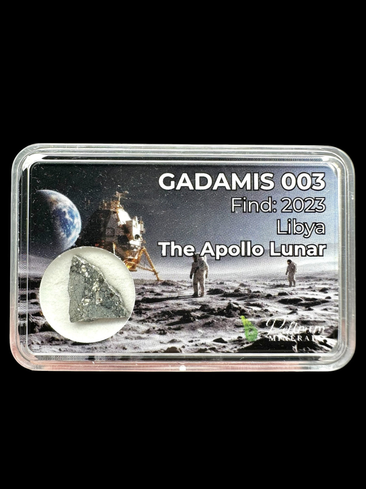 Lunar meteorite Gadamis 003 – 0,4g – Libya