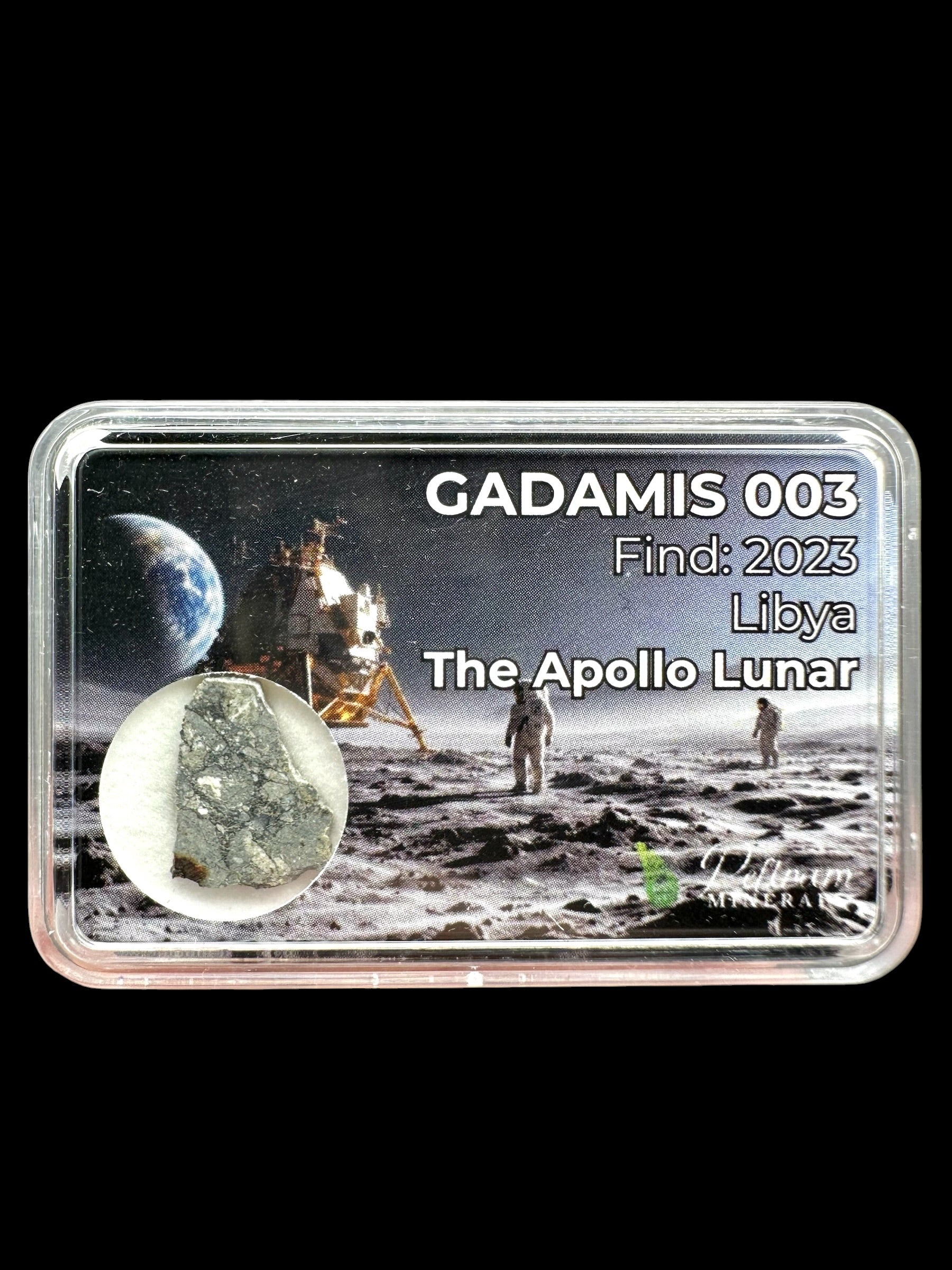 Lunar meteorite Gadamis 003 – 0,6g – Libya