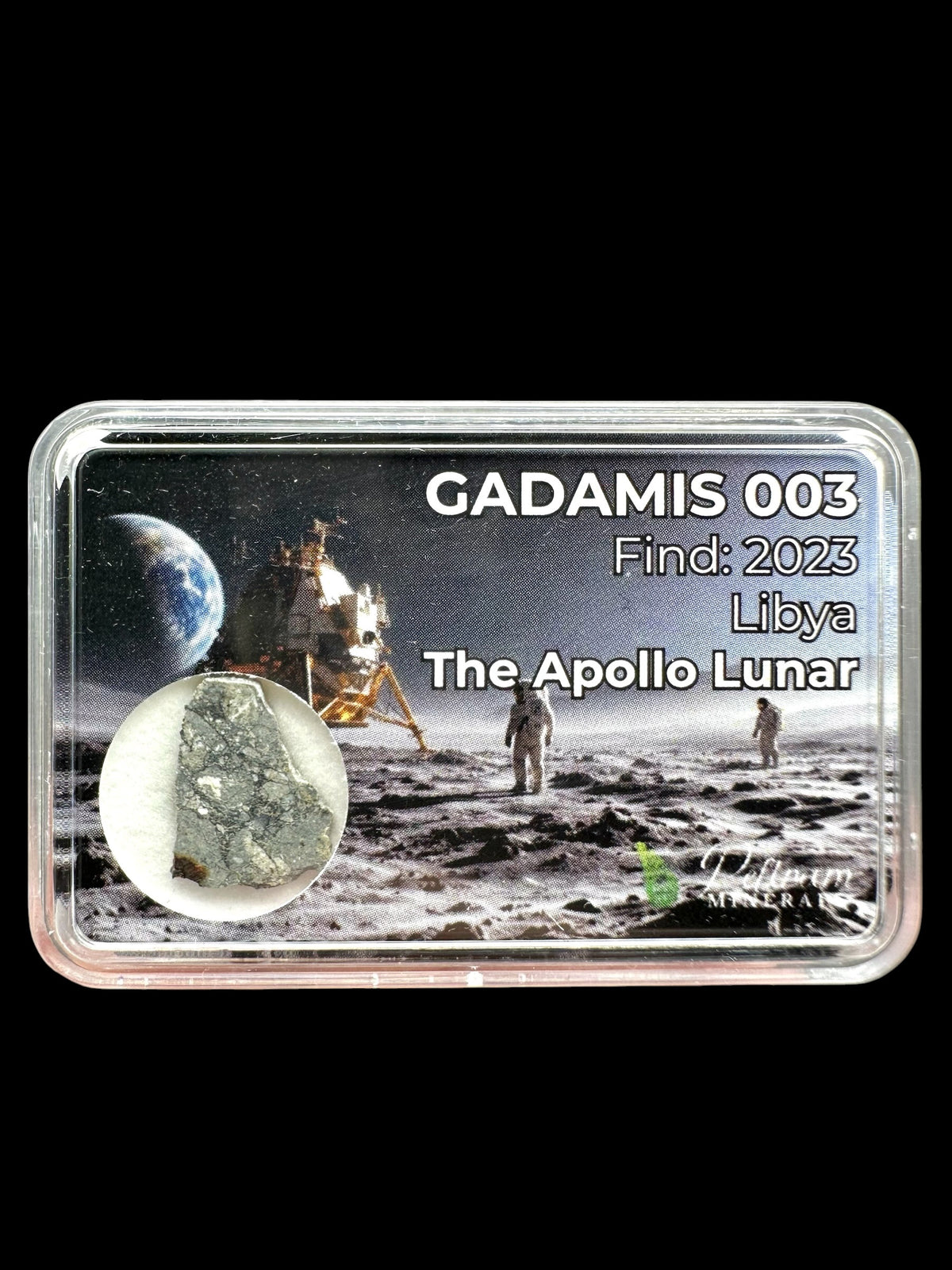 Lunar meteorite Gadamis 003 – 0,6g – Libya