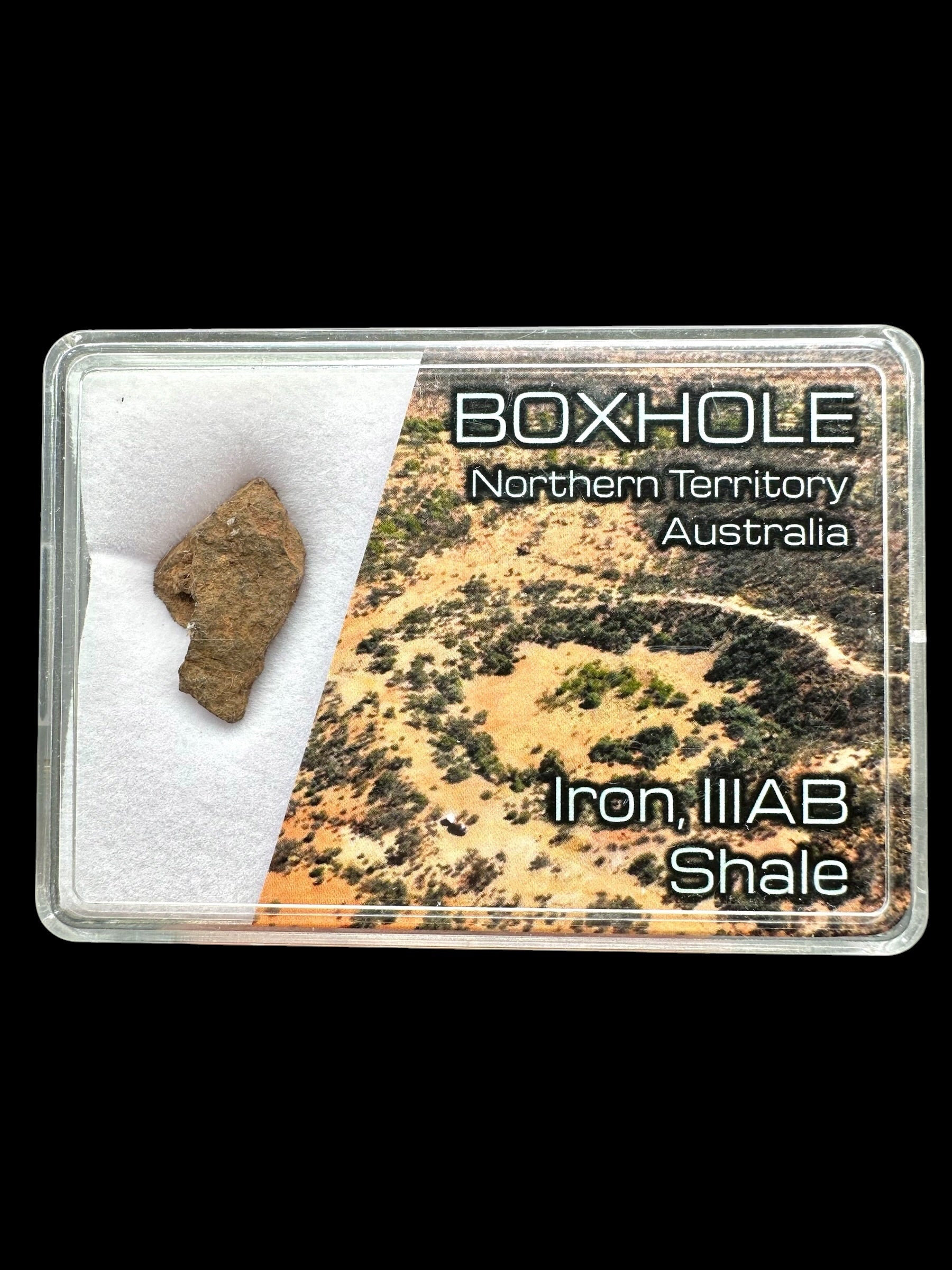 Boxhole Meteorite 3,4g – SHALE – Heavily Weathered Fragment – Australia