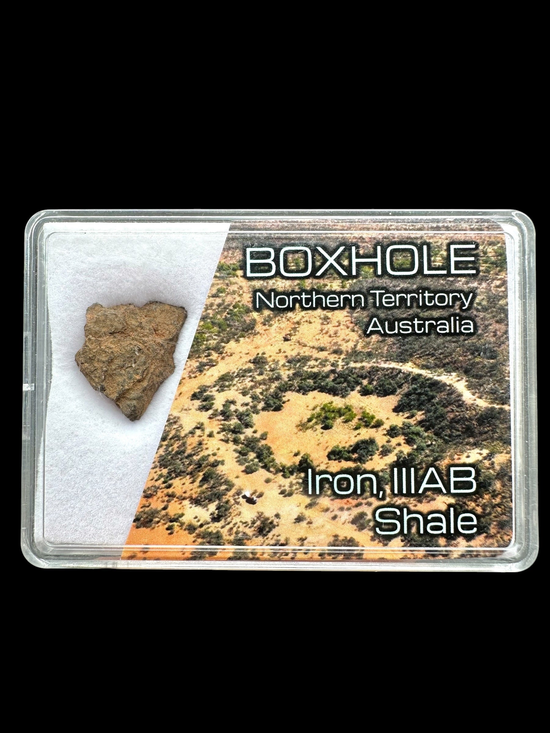 Boxhole Meteorite 3,4g – SHALE – Heavily Weathered Fragment – Australia