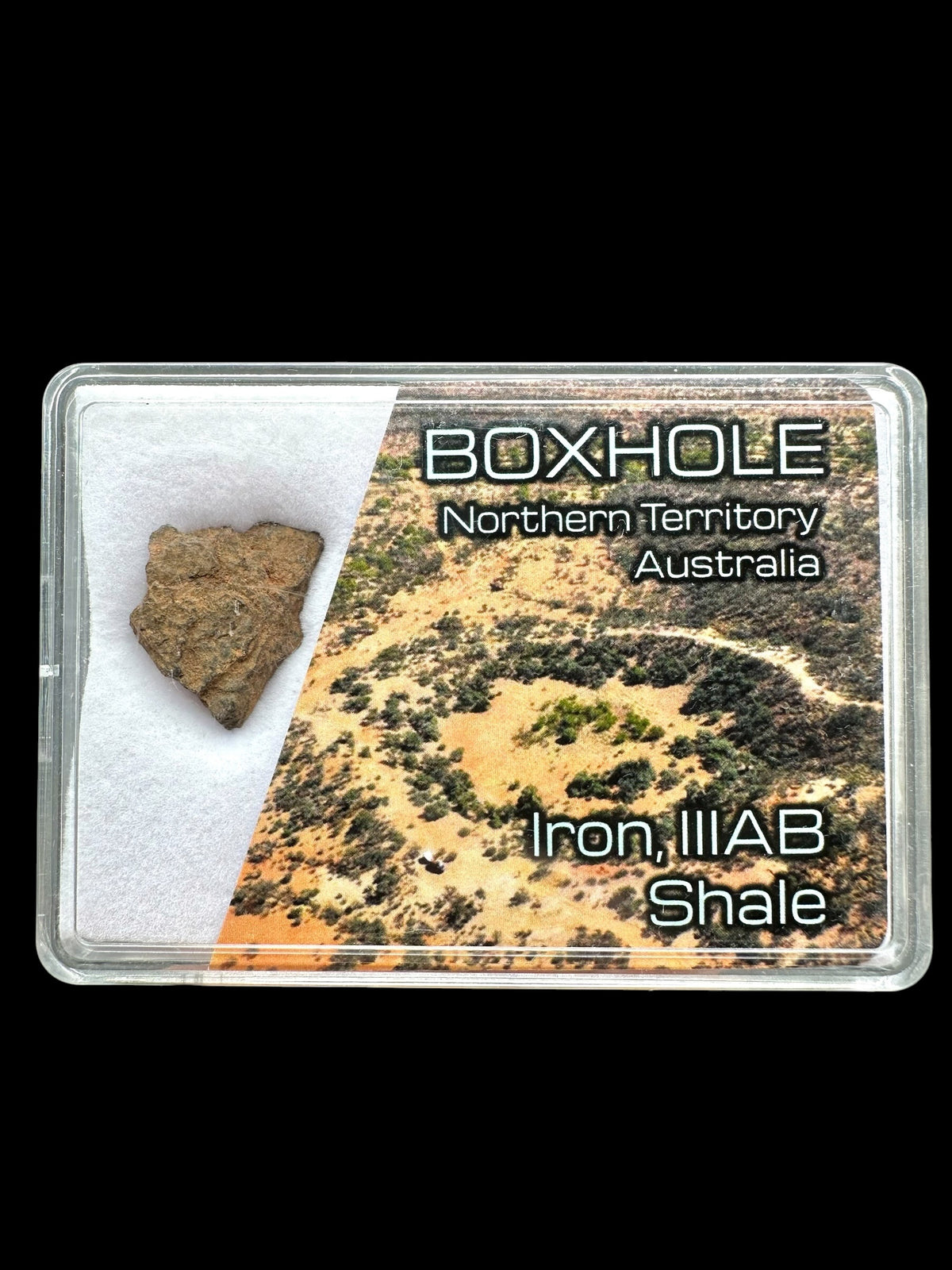 Boxhole Meteorite 3,4g – SHALE – Heavily Weathered Fragment – Australia