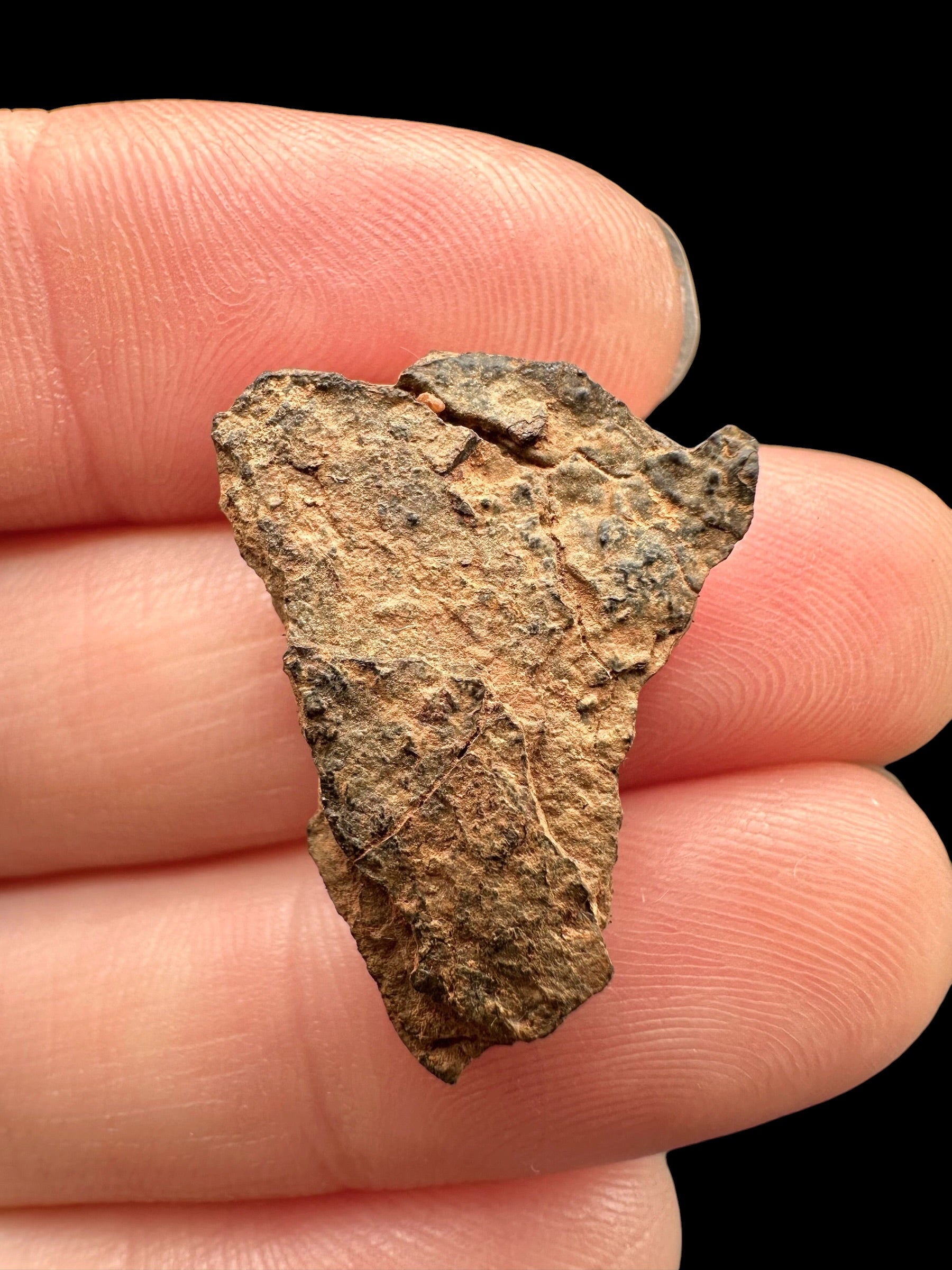 Boxhole Meteorite 3,3g – SHALE – Heavily Weathered Fragment – Australia - MEBX18