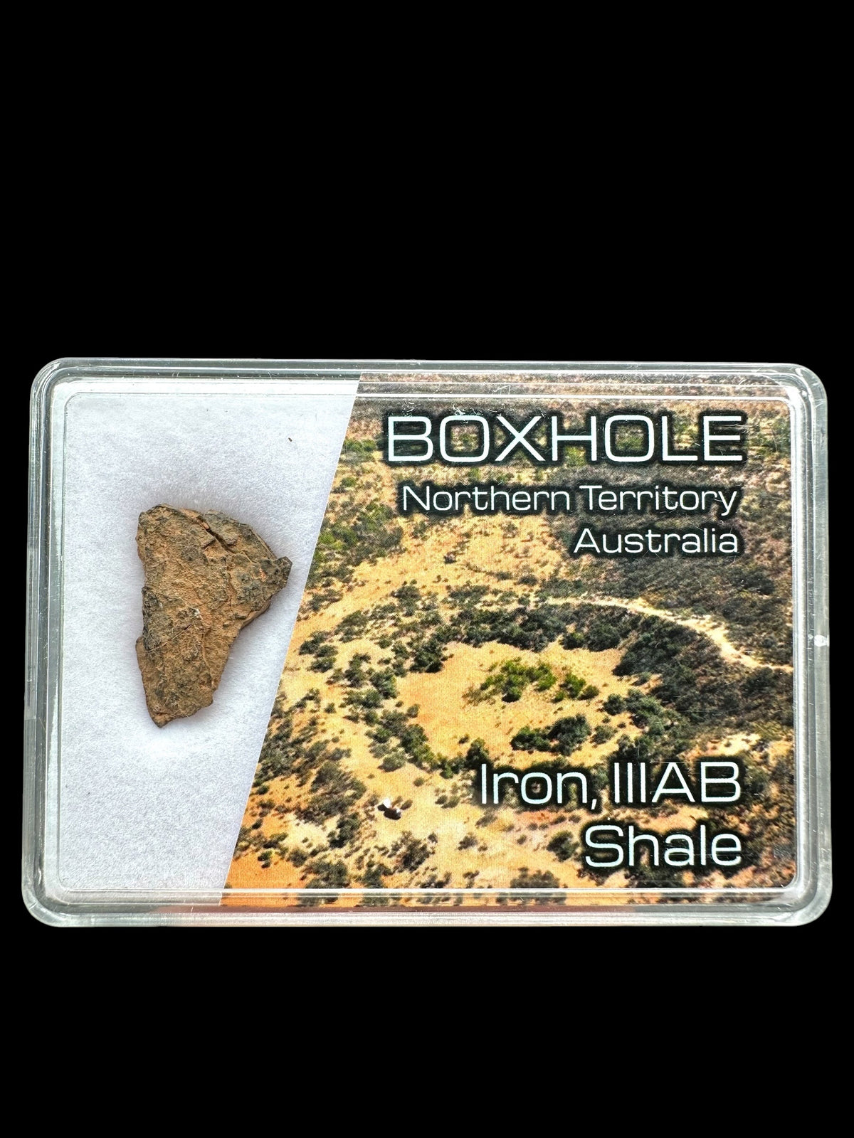 Boxhole Meteorite 3,3g – SHALE – Heavily Weathered Fragment – Australia