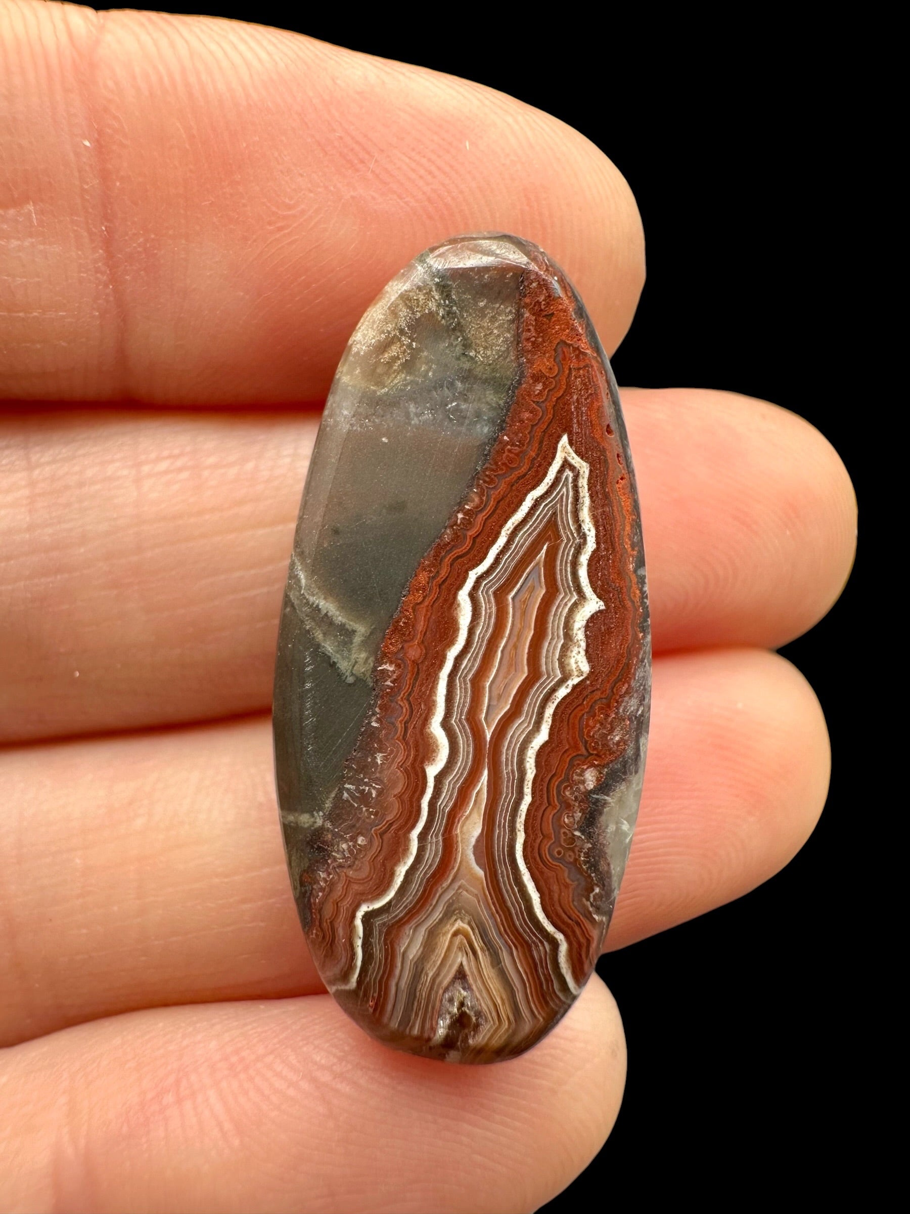 Lace agate cabochon – Mexico - KAK23