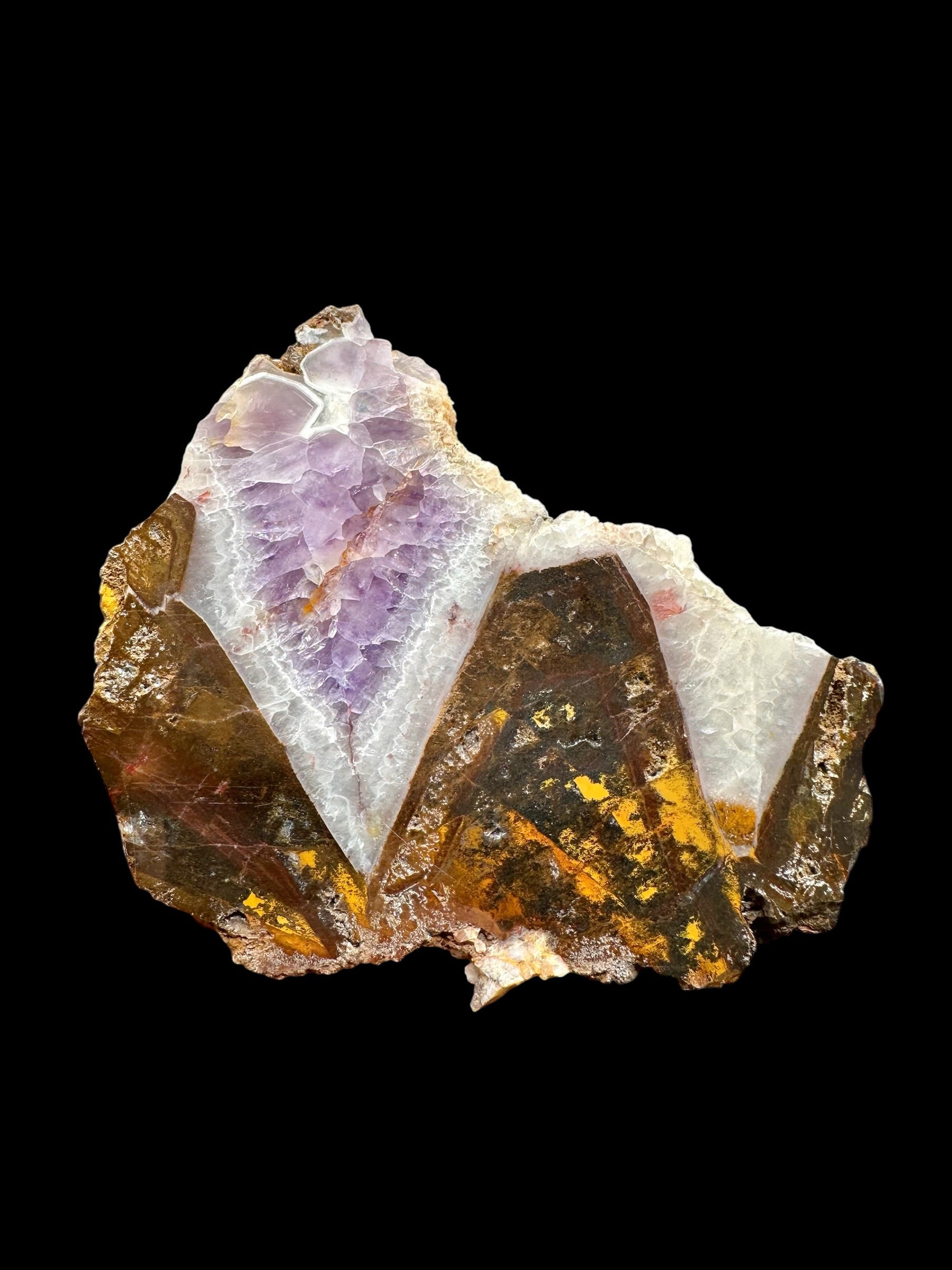 Hematite, Amethyst set of 3 pcs– Horni Halze, CZ - H005