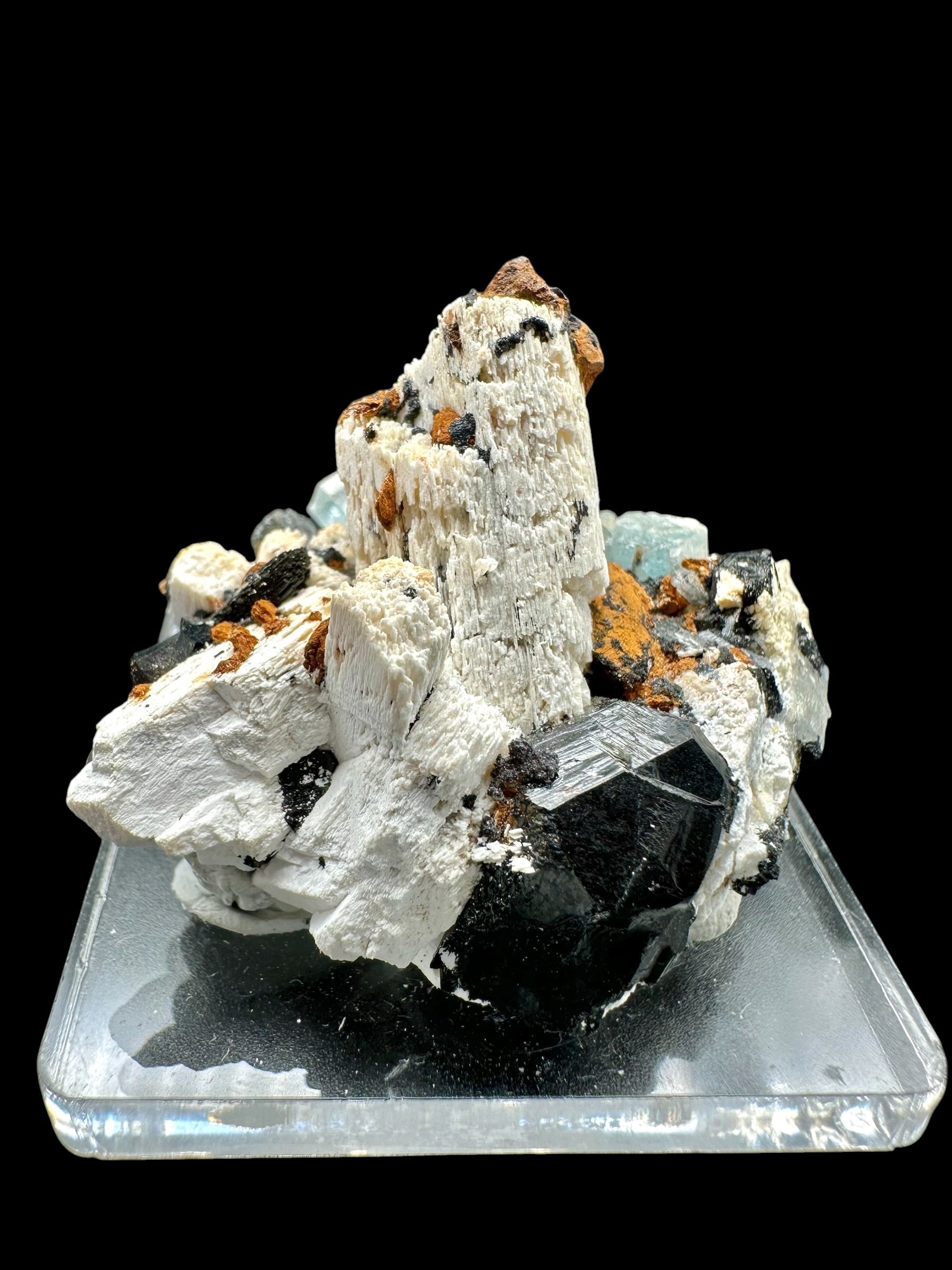 Aquamarine, Schorl, Feldspar – Erongo, Namibia - AQ118