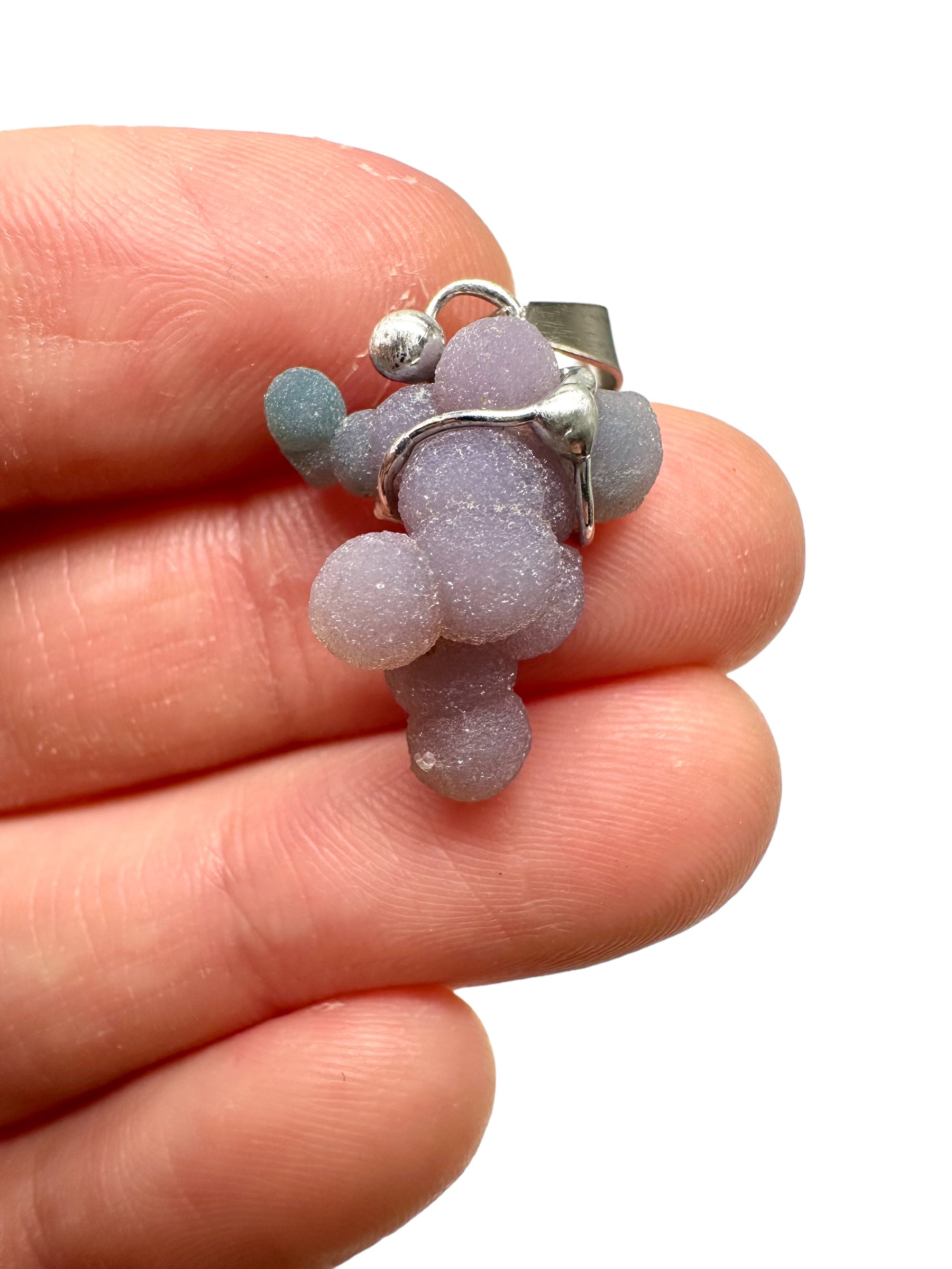 Grape chalcedony pendant