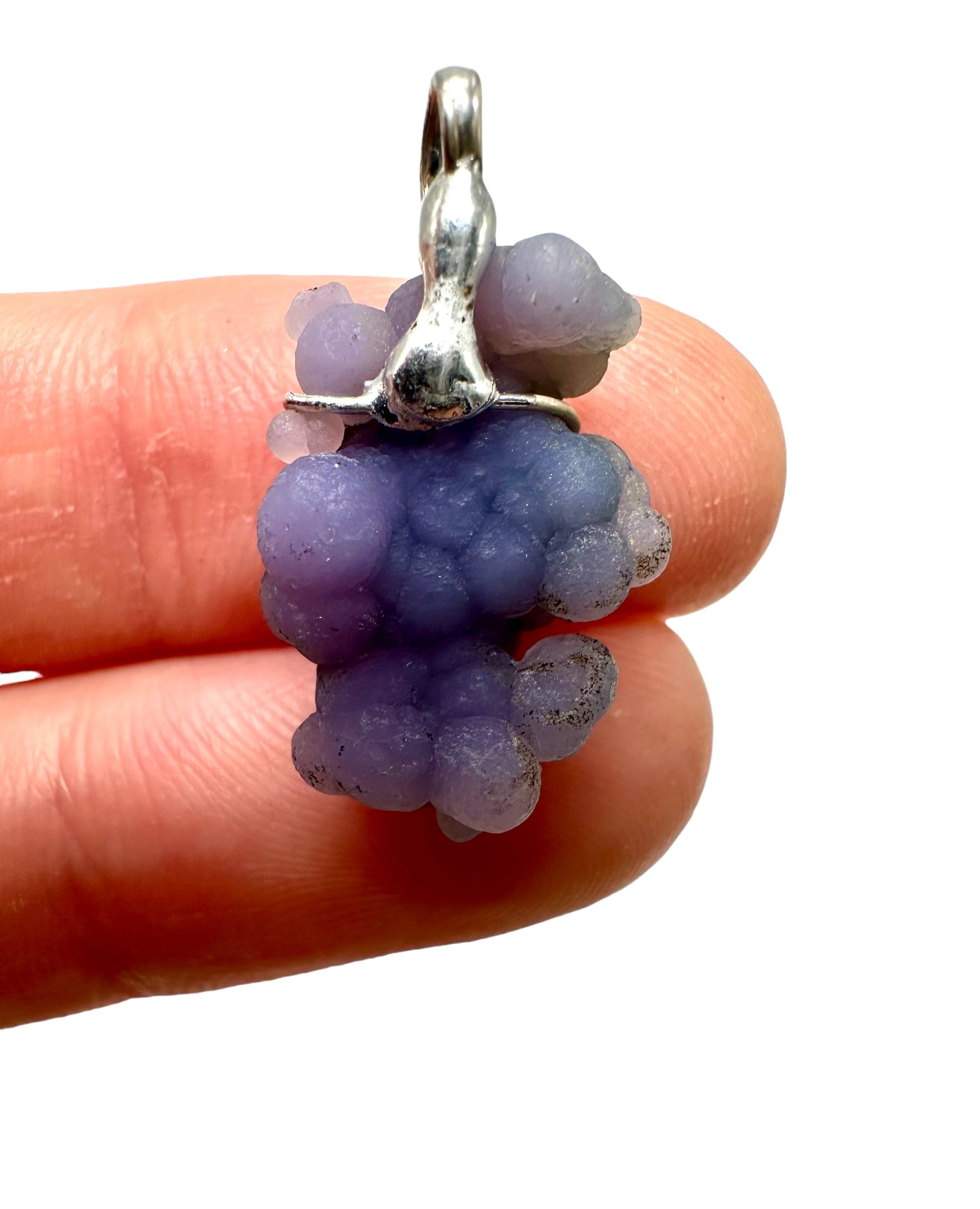 Grape chalcedony pendant - P/HCH34