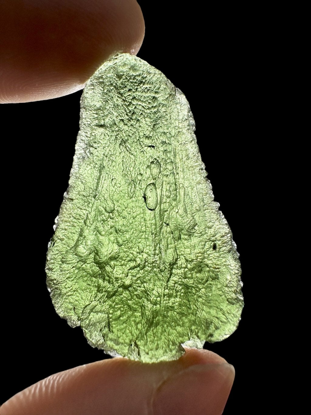 Moldavite – Dobrkovska Lhotka – Zatacka – 13,7g - V1623