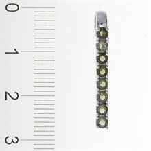 Silver pendant with moldavites 1009
