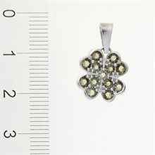 Silver pendant with moldavites