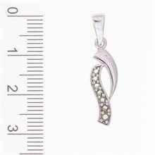 Silver pendant with moldavites 1013