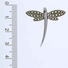 Dragonfly - silver pendant with moldavites 4041