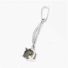 Ciondolo Argento con codice moldavite 1041