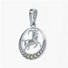 Silver zodiac sign - Capricorn