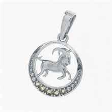 Silver zodiac sign - Capricorn