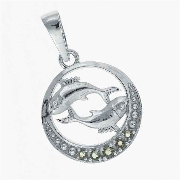 Silver zodiac sign - Pisces