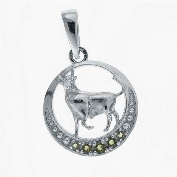 Silver zodiac sign - Taurus