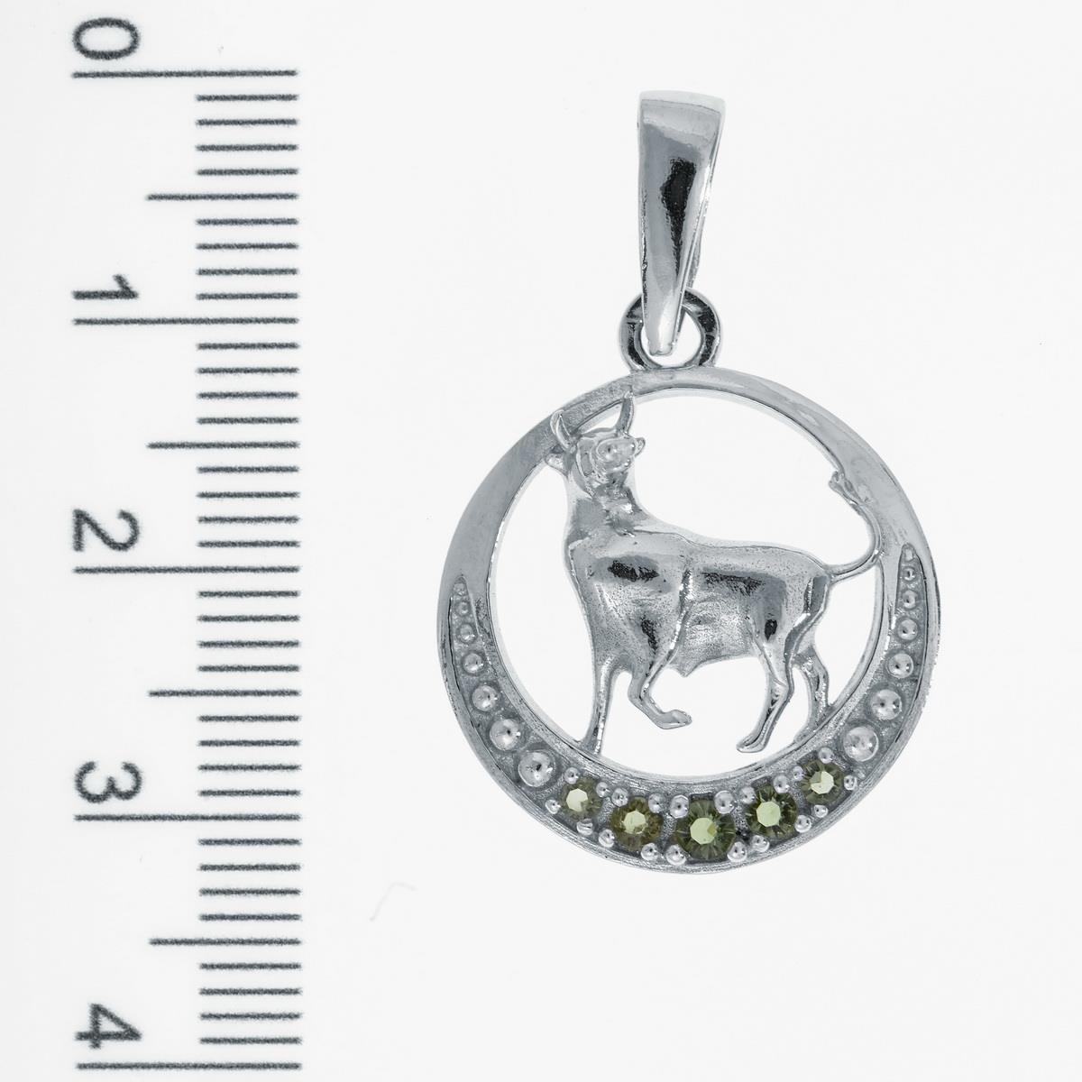 Silver zodiac sign - Taurus