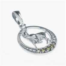 Silver zodiac sign - Taurus