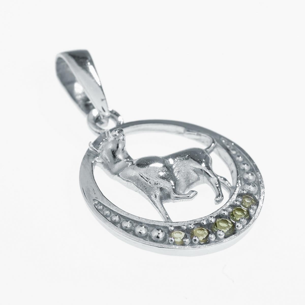 Silver zodiac sign - Taurus