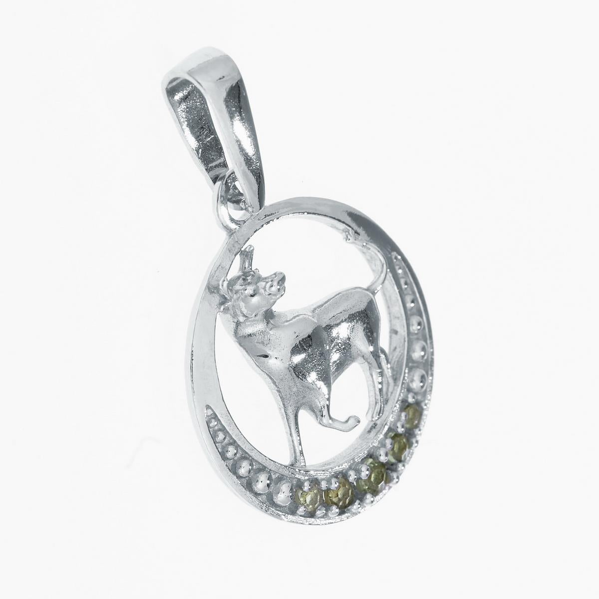 Silver zodiac sign - Taurus