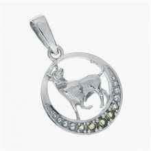 Silver zodiac sign - Taurus