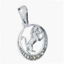 Silver zodiac sign - Leo (Lion)