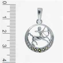 Silver zodiac sign - Sagittarius