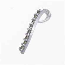 Silver pendant with moldavite 1069