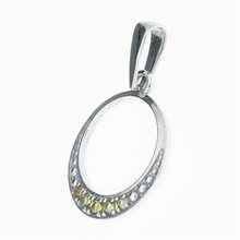 Silver pendant with moldavites 1088