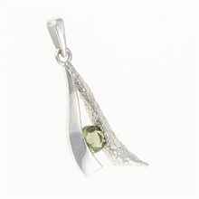Ciondolo Argento con codice moldavite 1111