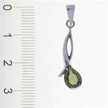Ciondolo Argento con codice moldavite 1113