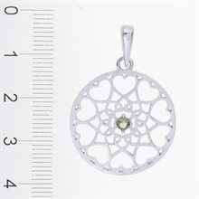 Ciondolo Argento con codice moldavite 1182