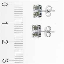 Orecchino in argento con moldaviti – 1 piece