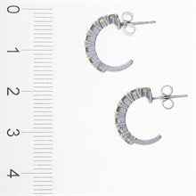 Silver earrings with moldavites 2009-2