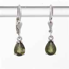 Orecchini in argento con Moldaviti 2019-4