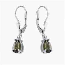 Orecchini in argento con Moldaviti 2019-4