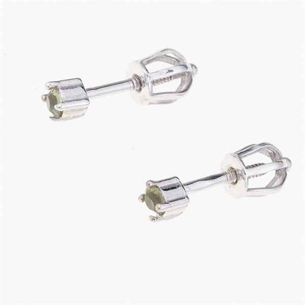 Orecchini in argento con Moldaviti 2082-3