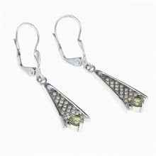 Orecchini in argento con Moldaviti 2116-4