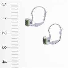 Orecchini in argento con Moldaviti 2137-4