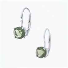 Orecchini in argento con Moldaviti 2137-4