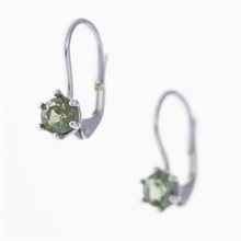 Orecchini in argento con Moldaviti 2138-4