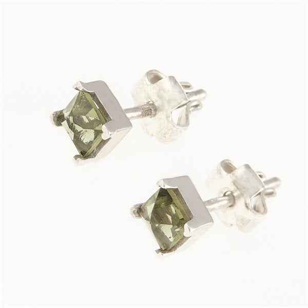 Orecchini in argento con Moldaviti 2195-2
