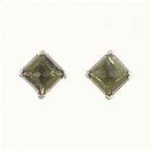 Orecchini in argento con Moldaviti 2195-2