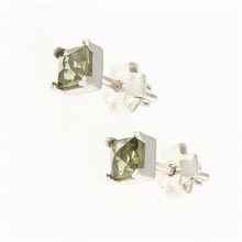 Orecchini in argento con Moldaviti 2195-2