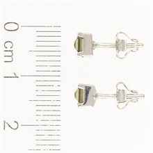 Orecchini in argento con Moldaviti 2195-2