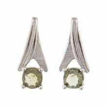 Orecchini in argento con Moldaviti 2214-3