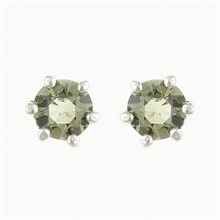 Orecchini in argento con Moldaviti 2234-2
